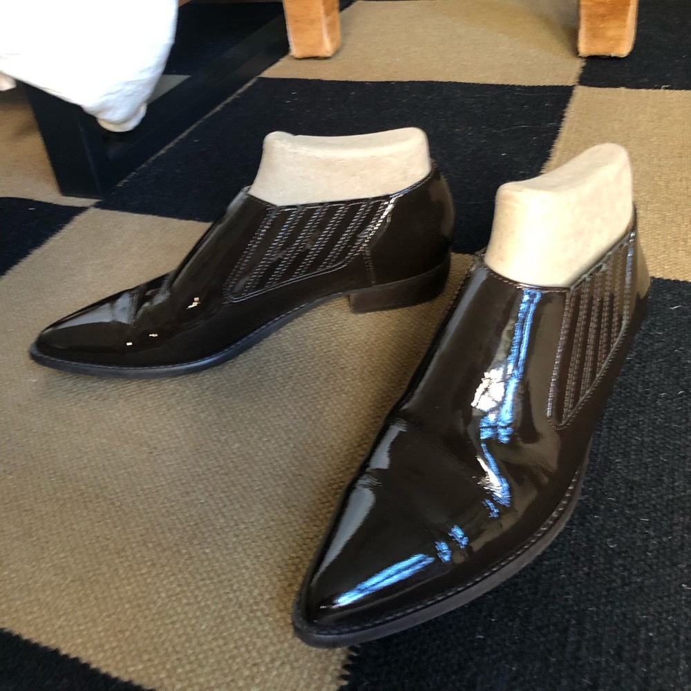 Miista Low Heel Slip on Chelsea Bootie